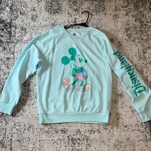 Disney Kids Sweatshirt with Mickey Mouse - Light Blue